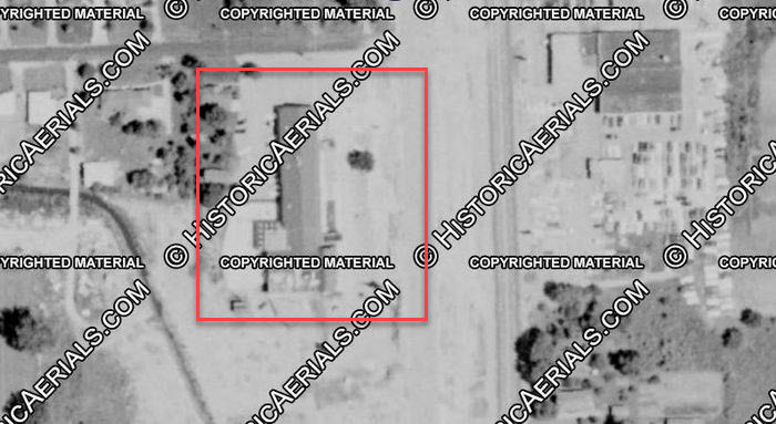 Colonial House (Koths, Best Value Inn) - 1964 Aerial (newer photo)